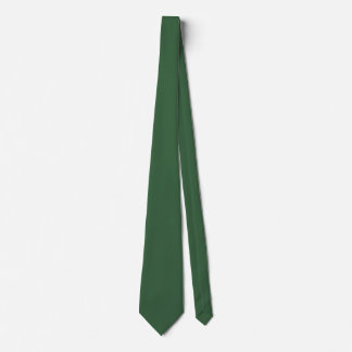 Solid Hunter Green Neck Tie