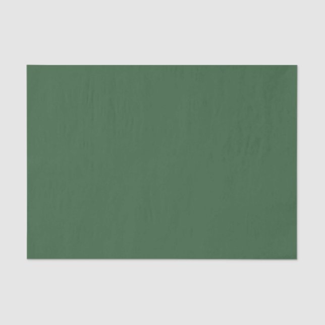 Solid Hunter Green Tissue Paper (Front)
