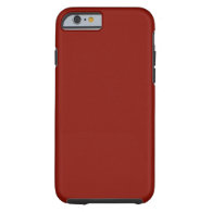 Solid Indian Red iPhone 6 Case