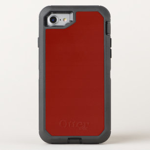 Solid Indian Red OtterBox Defender iPhone SE/8/7 Case