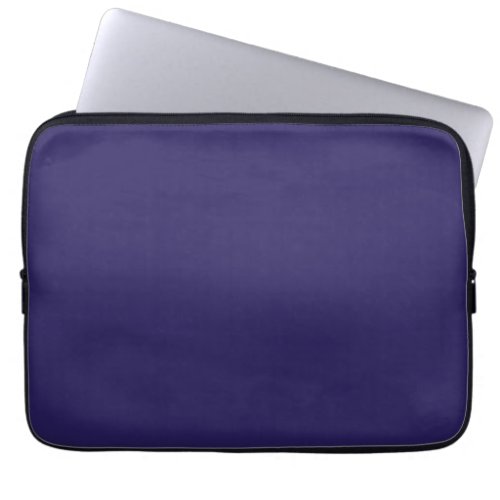 Solid Indigo Blue Elegant Modern Minimalist Simple Laptop Sleeve