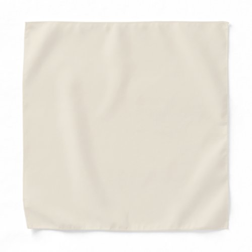 Solid ivory bandana