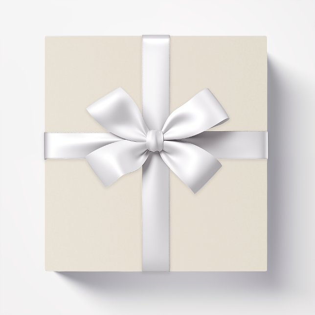 Solid ivory wrapping paper (Creator Uploaded)