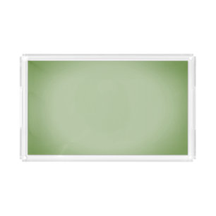 Solid Jade Green Celadon  Acrylic Tray