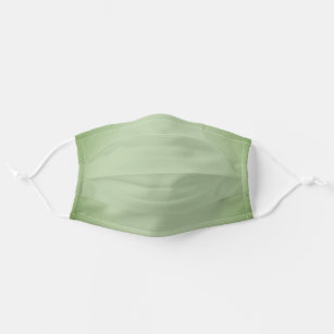 Solid Jade Green Celadon  Adult Cloth Face Mask
