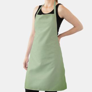 Solid Jade Green Celadon Apron