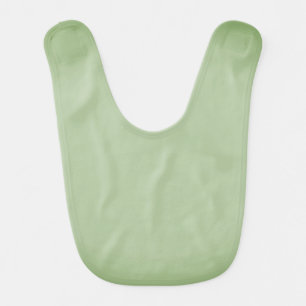 Solid Jade Green Celadon  Baby Bib