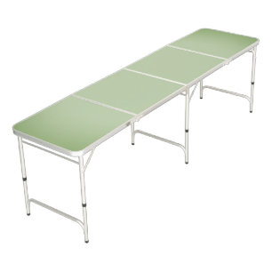 Solid Jade Green Celadon  Beer Pong Table