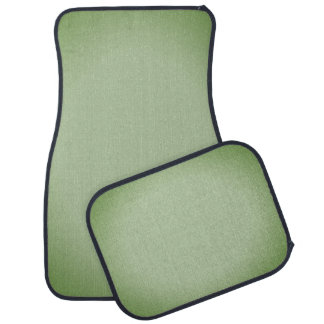 Solid Jade Green Celadon Car Floor Mat