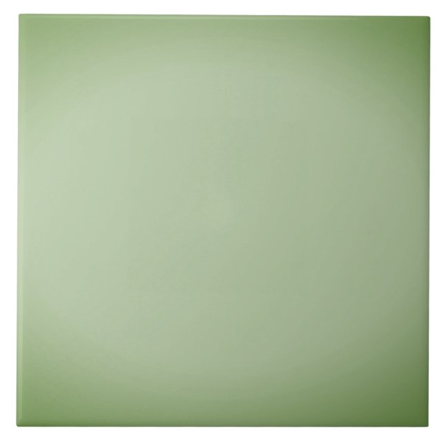 Solid Jade Green Celadon  Ceramic Tile (Front)