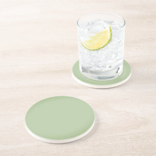 Solid Jade Green Celadon Coaster