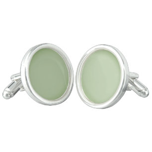 Solid Jade Green Celadon Cufflinks