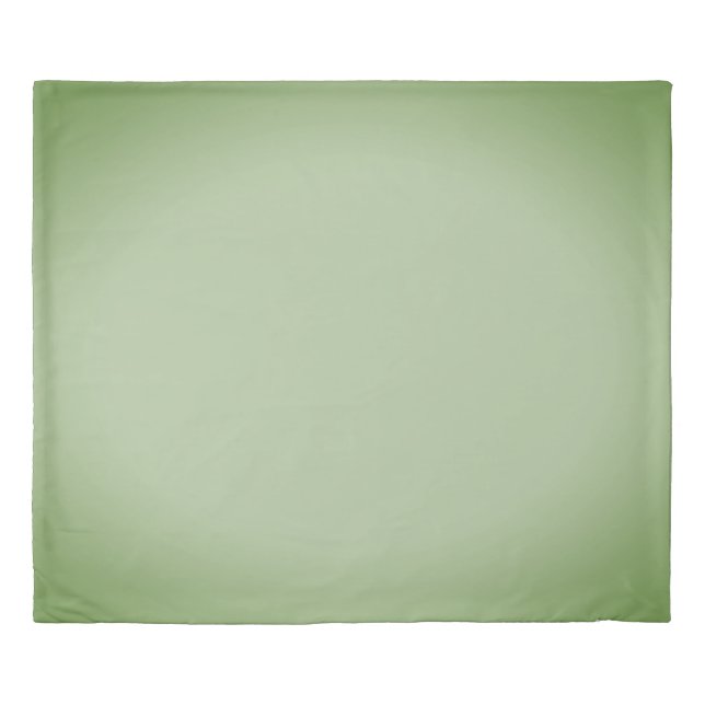 Solid Jade Green Celadon  Duvet Cover (Front)