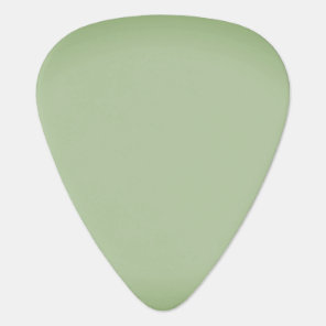 Solid Jade Green Celadon  Guitar Pick
