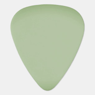 Solid Jade Green Celadon Guitar Pick