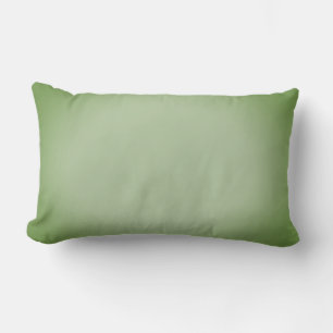 Solid Jade Green Celadon Lumbar Pillow