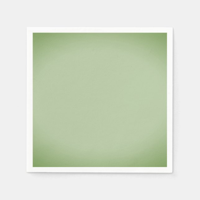 Solid Jade Green Celadon  Napkins (Front)
