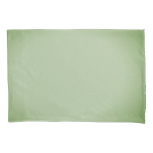 Solid Jade Green Celadon  Pillow Case