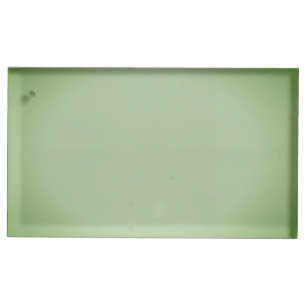 Solid Jade Green Celadon  Place Card Holder