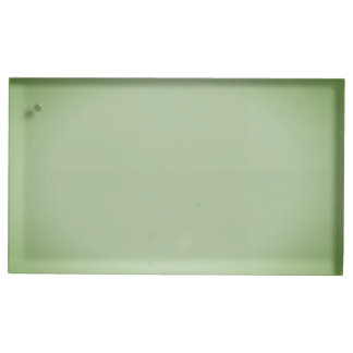 Solid Jade Green Celadon Place Card Holder