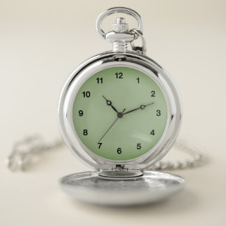 Solid Jade Green Celadon  Pocket Watch