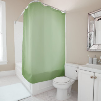 Solid Jade Green Celadon  Shower Curtain