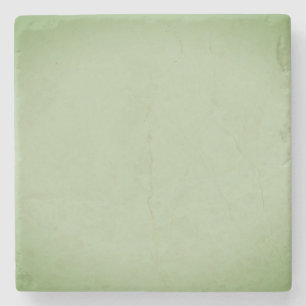 Solid Jade Green Celadon Stone Coaster