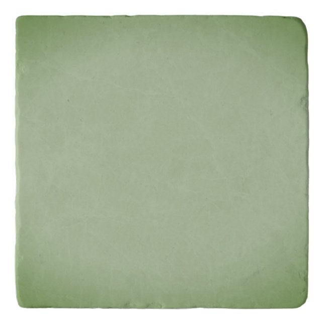 Solid Jade Green Celadon  Trivet (Front)