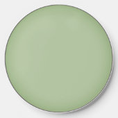 Solid Jade Green Celadon Wireless Charger (Front)