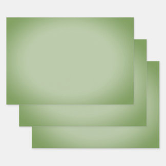 Solid Jade Green Celadon Wrapping Paper Sheets