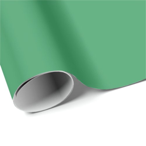 Solid Kelly Green Color Wrapping Paper