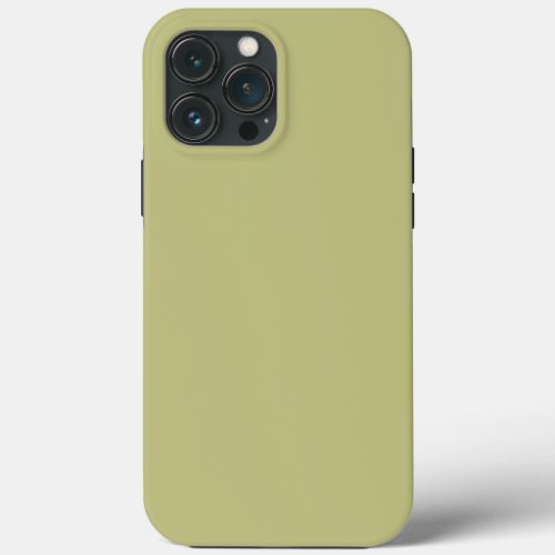 Solid Khaki Green by Premium Collections iPhone 13 Pro Max Case