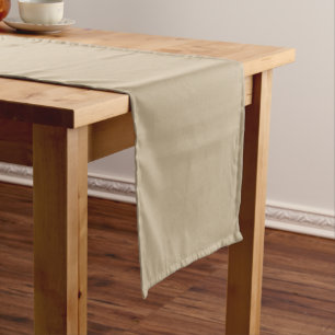 Solid Khaki Table Runner for Elegant Decor
