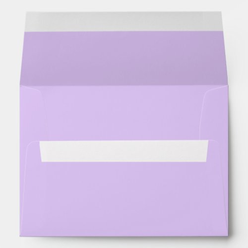 Solid Lavender Envelope