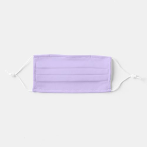 Solid Lavender Purple Color Adult Cloth Face Mask