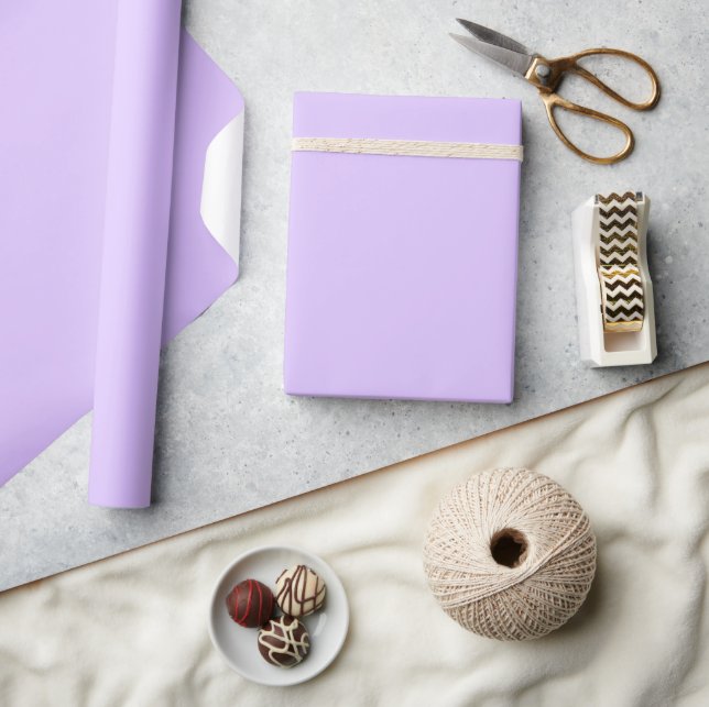 Solid Lavender Wrapping Paper (Crafts)