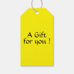  Solid Lemon Gift Tags