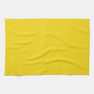 Solid Lemon Yellow Kitchen Towel