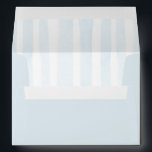 Solid Light Blue & Stripes Envelope<br><div class="desc">Solid Light Blue & Stripes Envelope</div>
