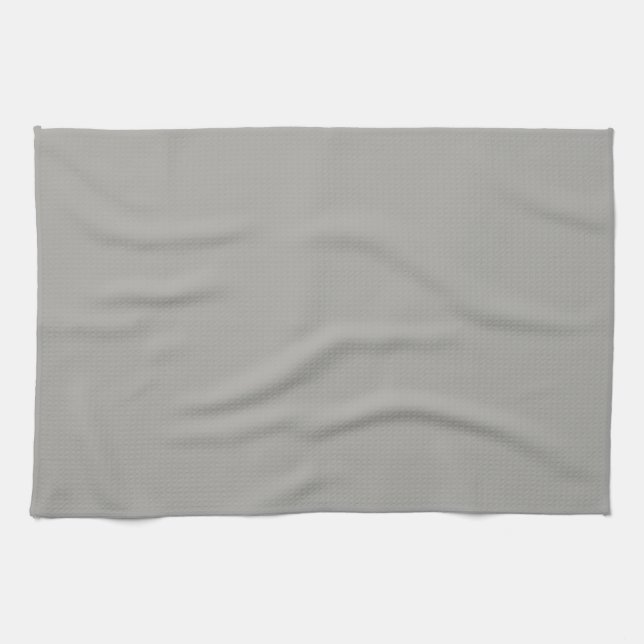 Solid Light Gray Kitchen Towel (Horizontal)
