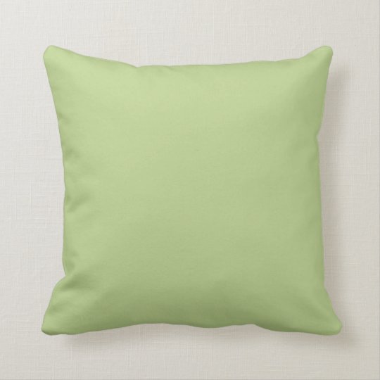 Solid Light Green Throw Pillow Zazzle Com