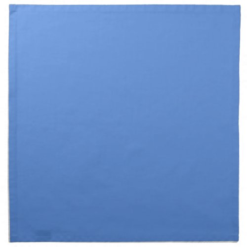 Solid light indigo blue cloth napkin