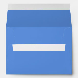 Solid light indigo blue envelope