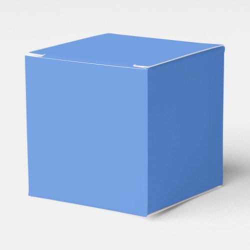 Solid light indigo blue favor boxes