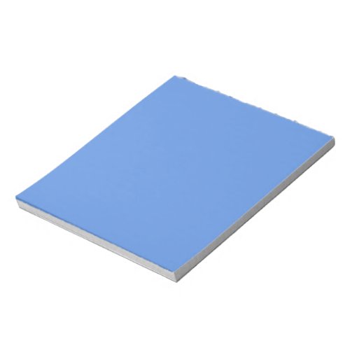 Solid light indigo blue notepad