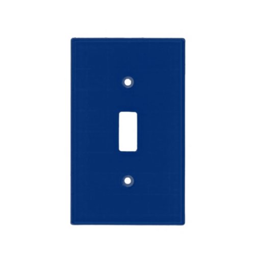 Solid light navy blue light switch cover