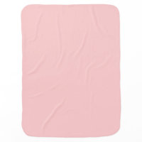 Solid Light Pink Baby Blanket