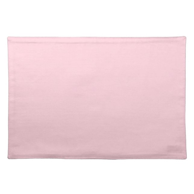 Solid Light Pink Cloth Placemat (Front)