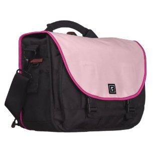Solid Light Pink Laptop Bags