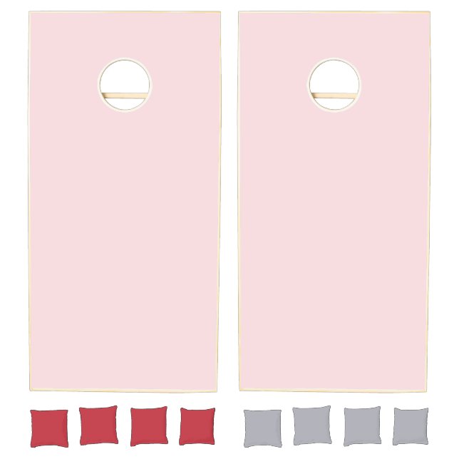 Solid Light Pink Regulation Cornhole Set (Set)